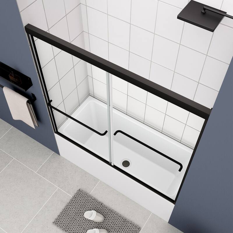60" x 58" Sliding Framed Shower Door - 60" x 58"