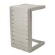 preview thumbnail 22 of 32, Cape Coral Modern C-Shaped End Table by Christopher Knight Home - 14.50" L x 15.00" W x 24.00" H