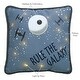preview thumbnail 2 of 5, Lambs & Ivy Star Wars Signature Galaxy LED Light-Up Decorative Throw Pillow