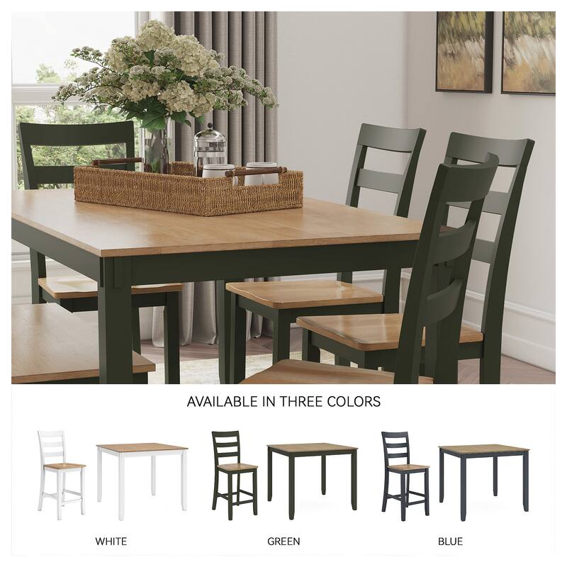 Signature Design by Ashley Gesthaven Counter Height Dining Table and 4 Barstools (Set of 5)
