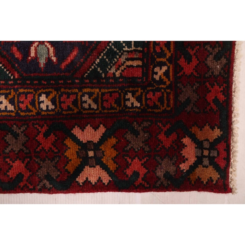 ECARPETGALLERY Hand-knotted Kayseri Vintage Red Wool Rug - 6'4 x 9'0