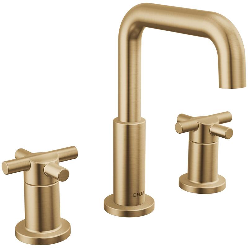 Delta 35894LF Nicoli 1.2 GPM Widespread Bathroom Faucet with Cross