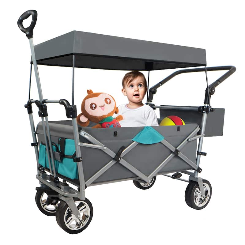Folding Wagon with Removable Canopy