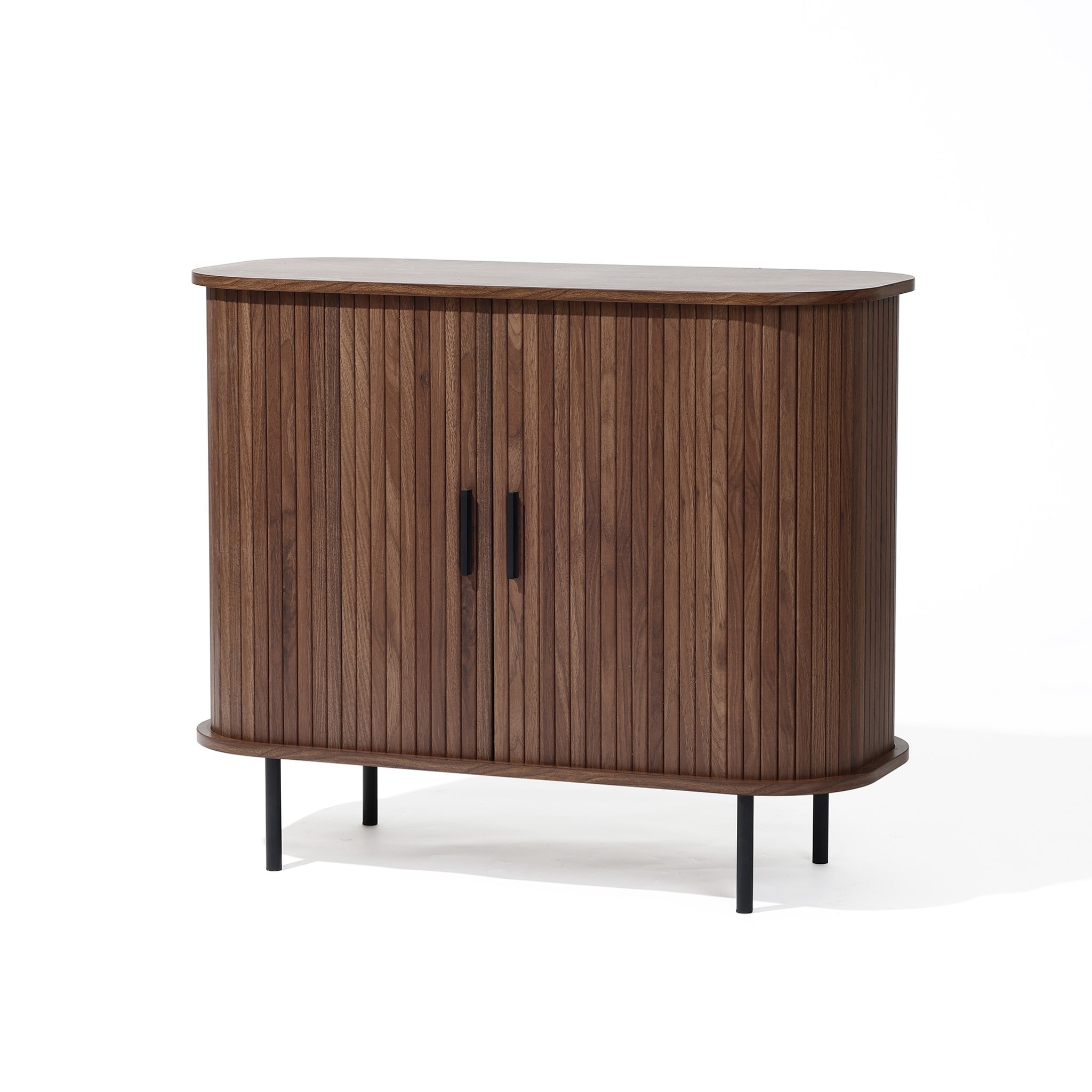 木製ラック・ウッドラック Landscape Products Cabinet Low Walnut Landscape Products Cabinet Low Walnut