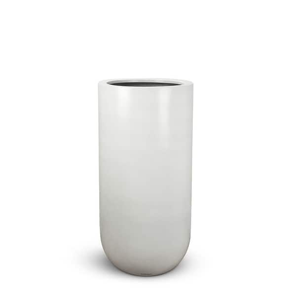 Round Bottom Planter in White Matte Finish 36" Height - 36 Inch - Bed Bath  & Beyond - 32175269