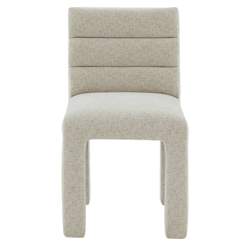 SAFAVIEH Couture Coby Channel Tufted Dining Chair - 19 In. W x 24 In. D x 34 In. H - 19"Wx24"Dx34"H