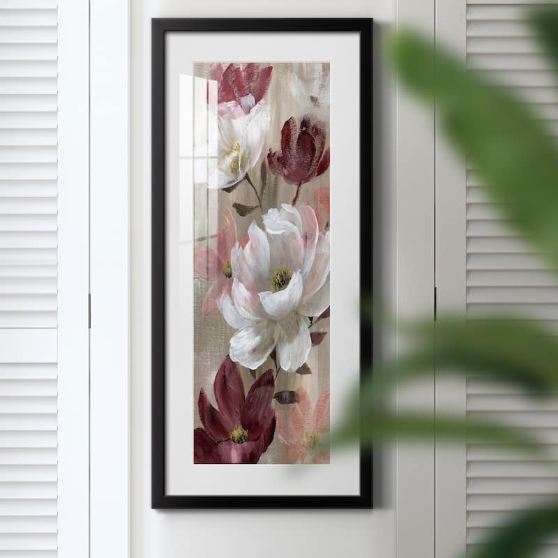Fields of Burgundy Blush II-Premium Gallery Framed Print