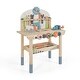 preview thumbnail 1 of 7, Multicolor Kids Play Tool Workbench Set with Magnetic Rack and Open Shelf - 24" x 12" x 31" (L x W x H) Kids