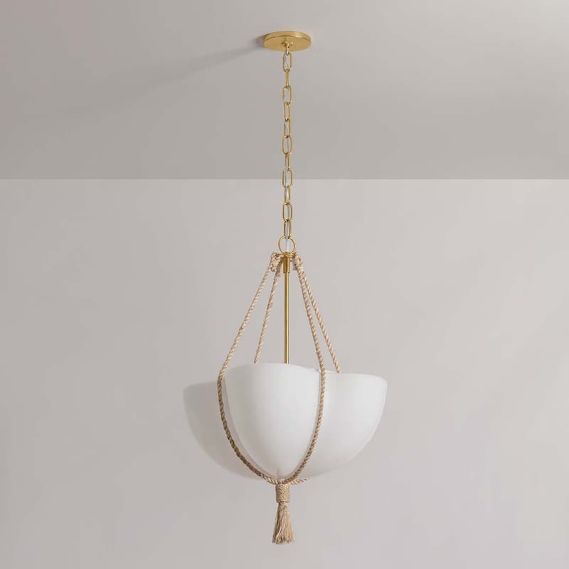 Hudson Valley Lighting 1020 Amberley 20" Wide Pendant with Matte Opal