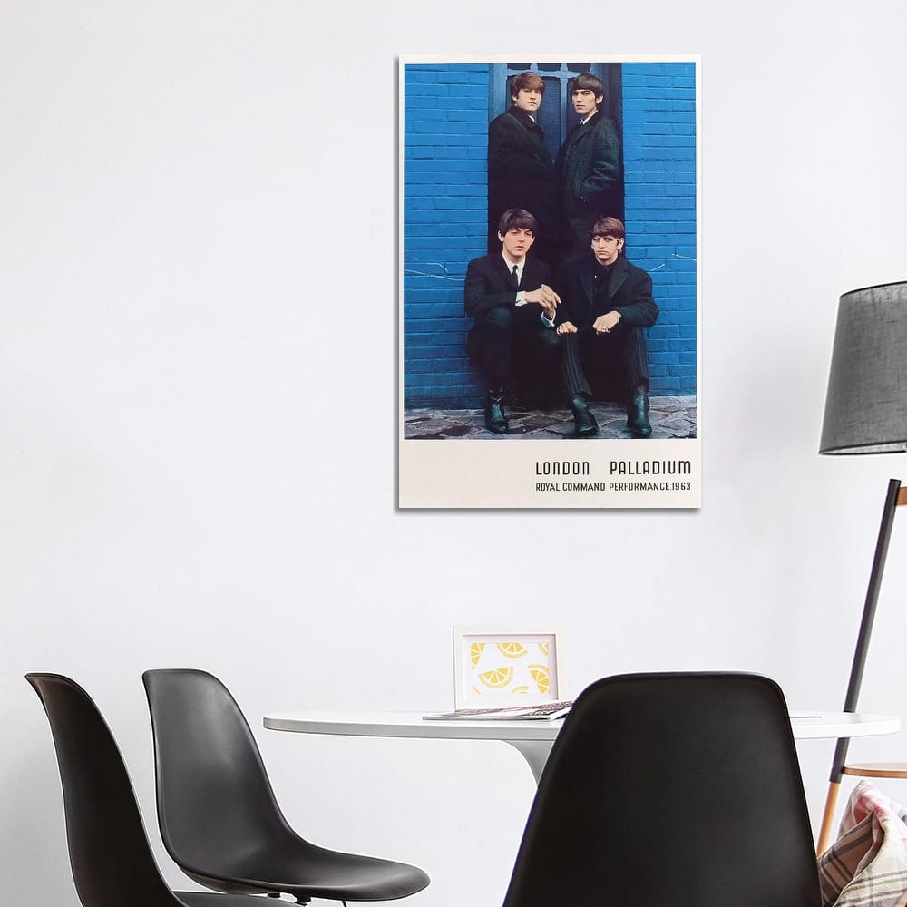 iCanvas "The Beatles 1963 Royal Command Performance Promotional Poster" by Radio Days Canvas Print