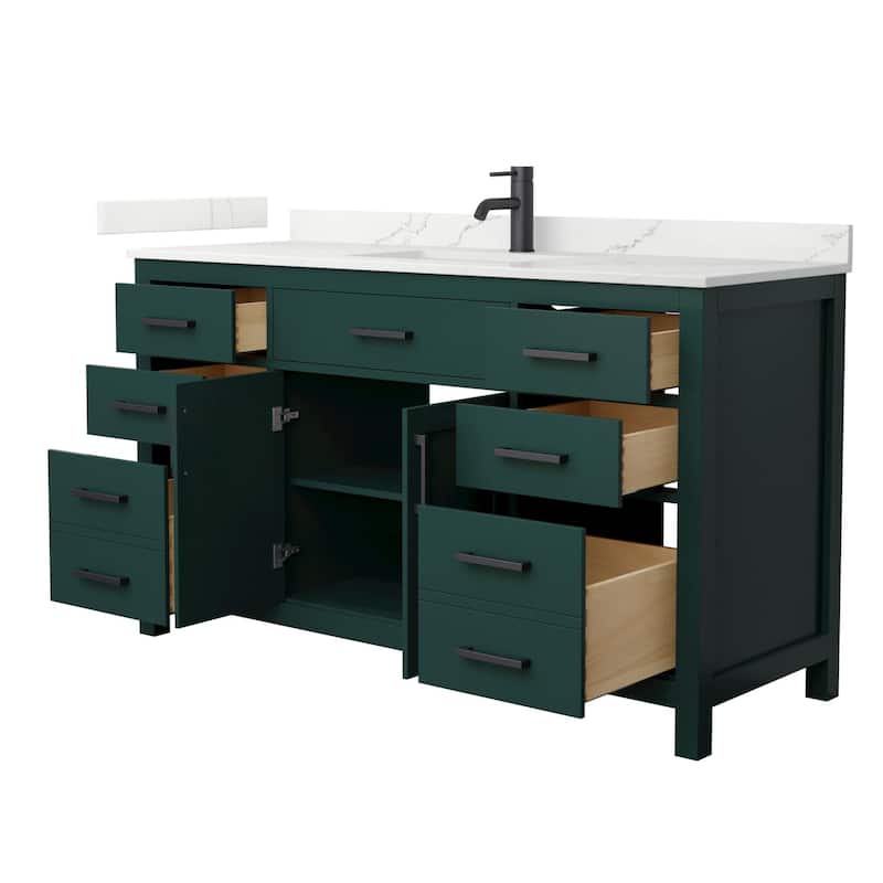 Wyndham Collection WCG2424-60S-QTZ-UNSMXX Beckett 60" Free Standing