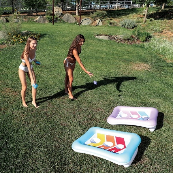 Inflatable Bean Bag Toss Swimming Pool Game N A On Sale Bed