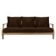 preview thumbnail 97 of 137, SAFAVIEH Couture Outdoor Martinique Solid Wood Patio Sofa