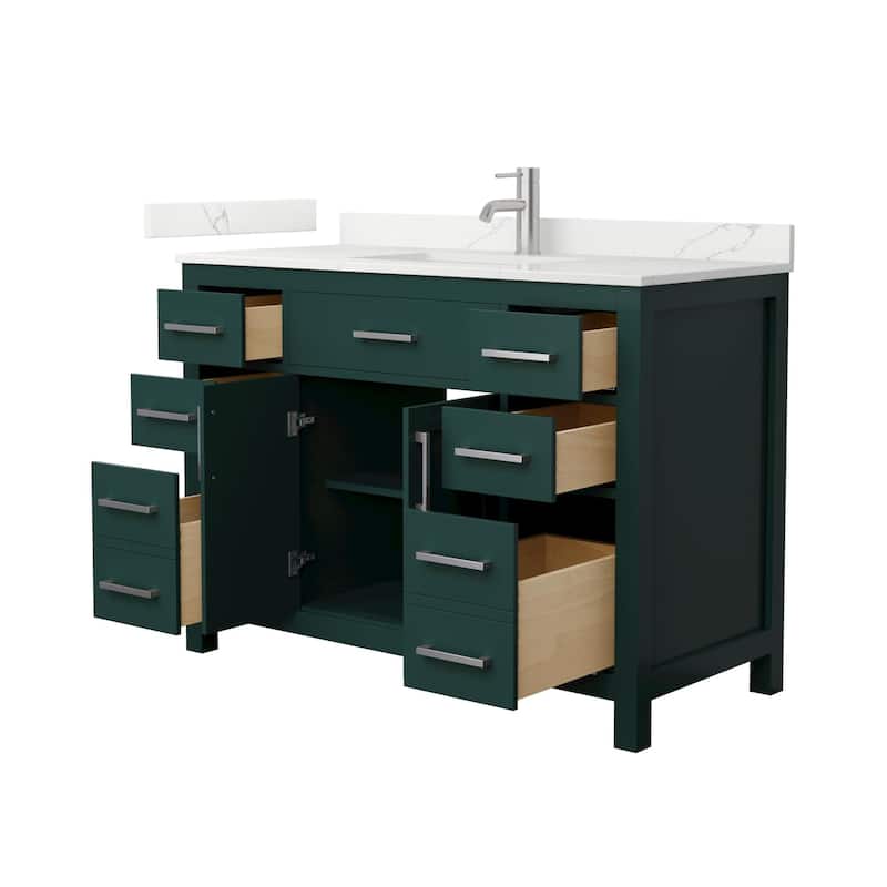 Wyndham Collection WCG2424-48S-QTZ-UNSMXX Beckett 48" Free Standing