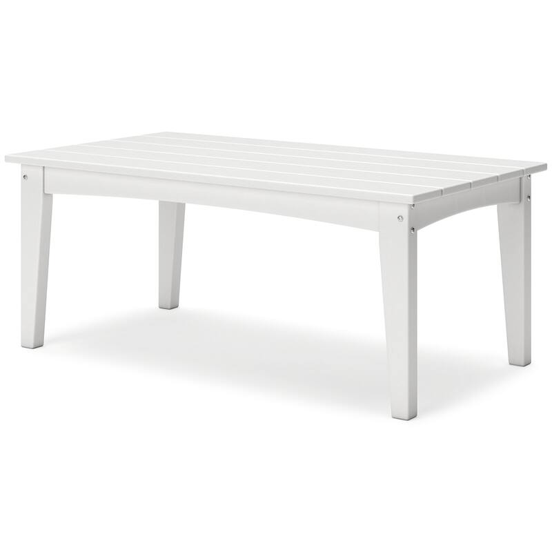 Signature Design by Ashley Hyland wave Outdoor Coffee Table - 44.13" W x 24" D x 18.13" H