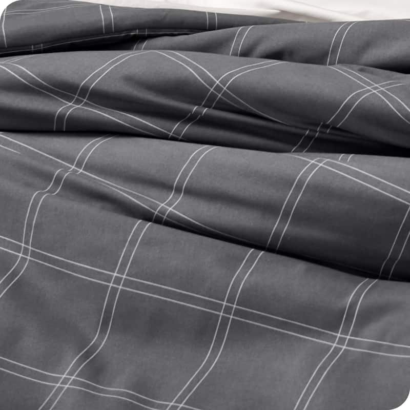 Bare Home Down Alternative Track Stitch Comforter Set