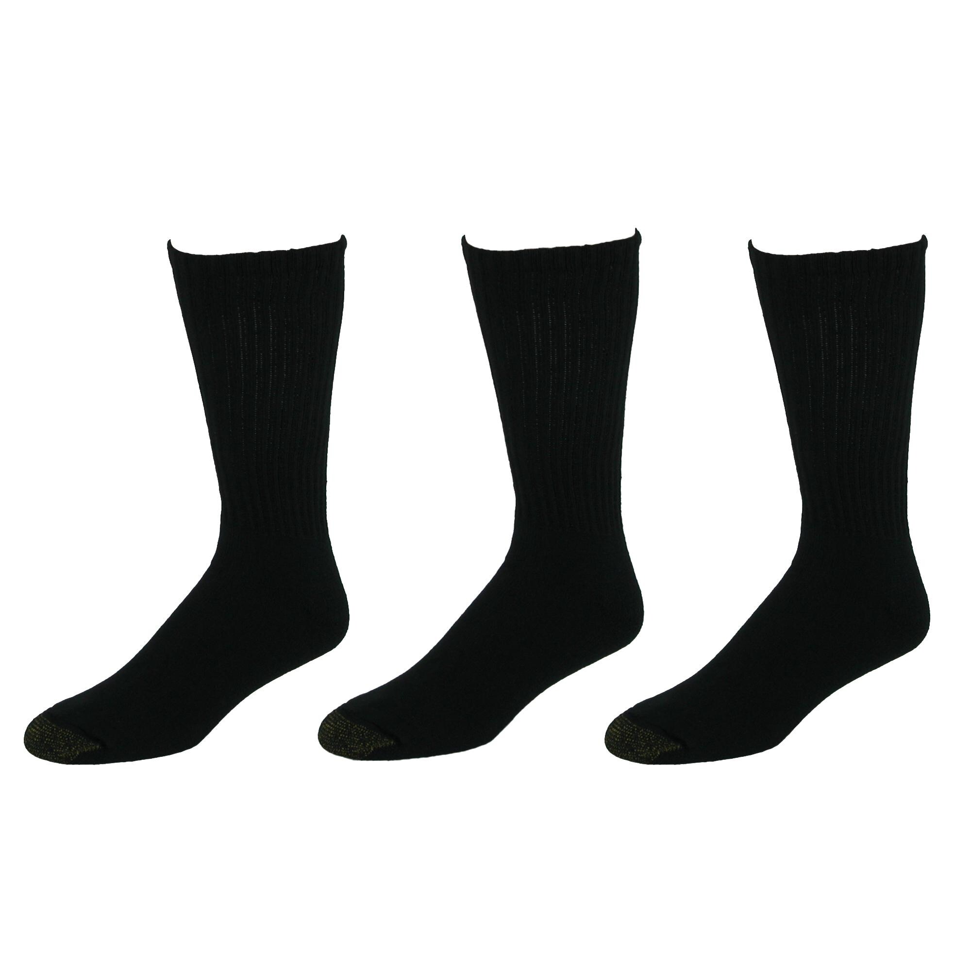 Shop Gold Toe Men S Ultra Tec Crew Socks 3 Pair Pack Overstock