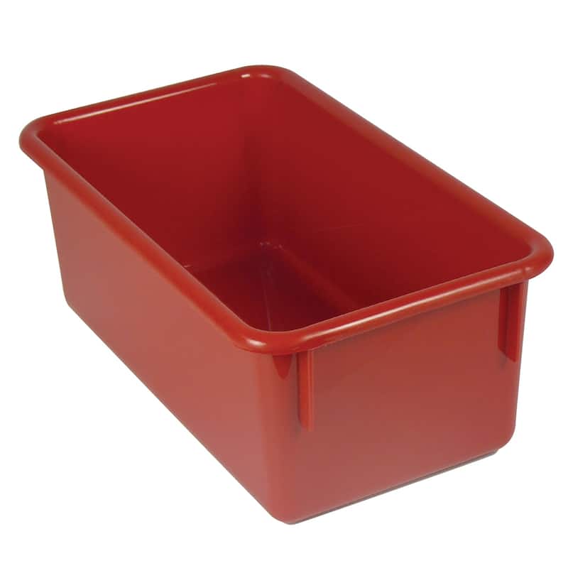 Romanoff Stowaway Tray no Lid, Red, Pack of 3