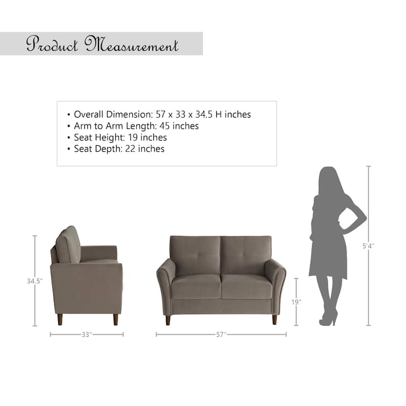Avlona Living Room Loveseat