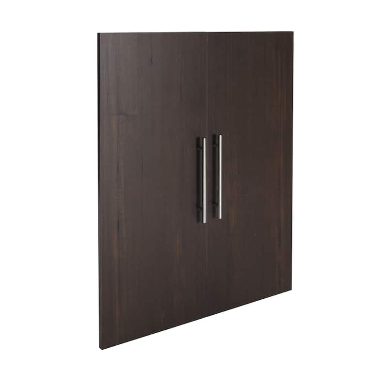 ClosetMaid SuiteSymphony Modern 25-Inch Wide Door Pair - Midnight Brown