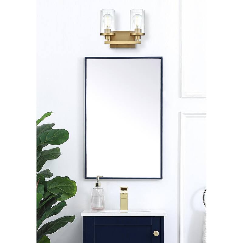 Elegant Lighting LD7316W12 Thane 2 Light 12" Wide Vanity Light