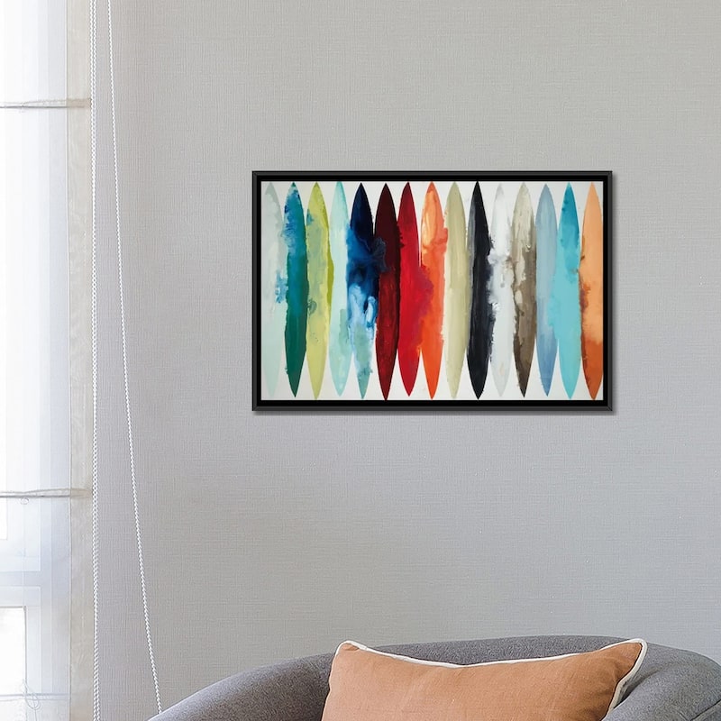 iCanvas "Even Flow" by Randy Hibberd Framed Canvas Print