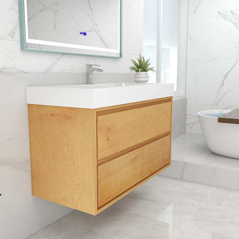 Morava 42" Floating Vanity with Single Sink - 42