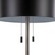 preview thumbnail 8 of 12, Silver Orchid Nissen Metal Table Lamp