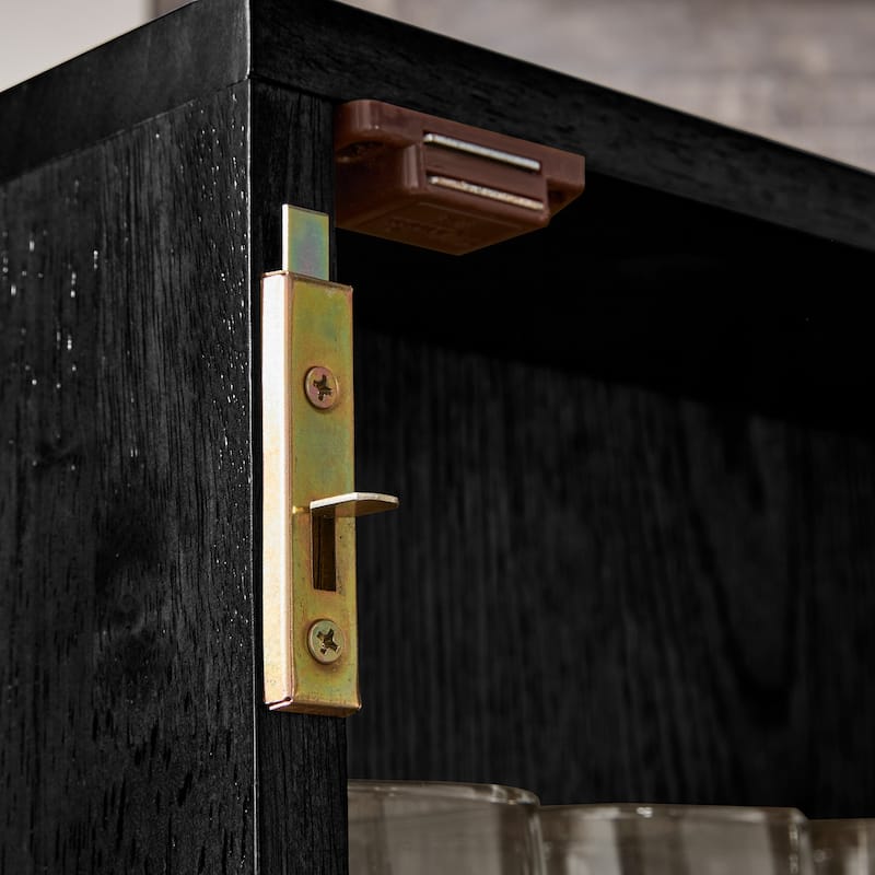NoMad Bar Wine Storage Cabinet with Keys and LED Lights by iNSPIRE Q Classic