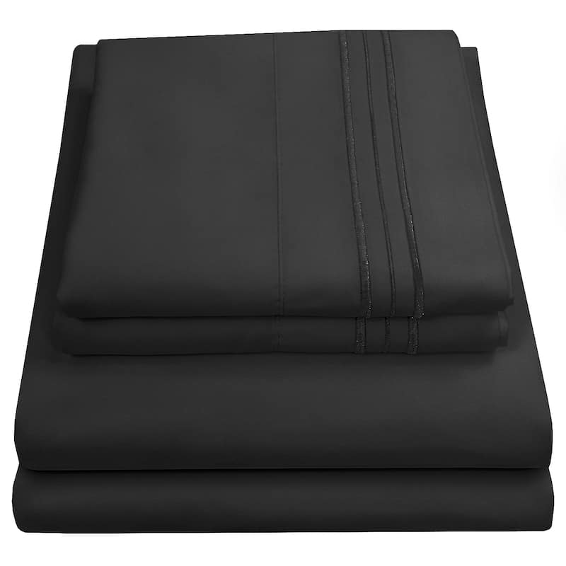 Sweet Home Collection Triple Stitch 4-piece Bed Sheet Set