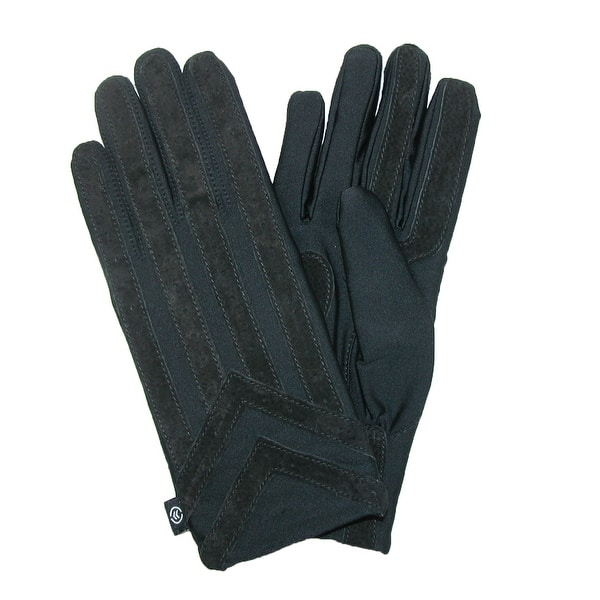 Shop Isotoner Men S Knit Lined Spandex Gloves Overstock 14278016