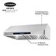 preview thumbnail 6 of 10, Cosmo 30 in. Ducted Under Cabinet Range Hood with 500 CFM, 4 Speeds