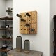 preview thumbnail 28 of 32, Brown Wood Rustic Farmhouse Wall Peg Wine Rack