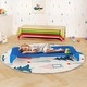 preview thumbnail 11 of 20, Costway 6 Pack Stackable Daycare Cots with Easy Lift Corners - See Details