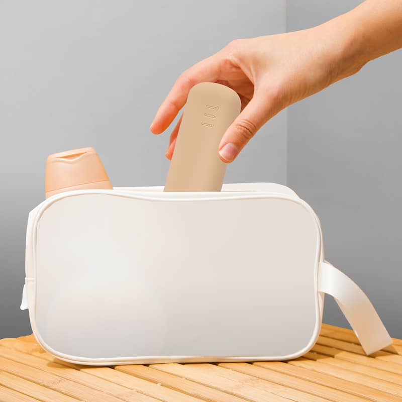 Travel Cosmetic Makeup Brush Holder - 8'' H X 2.5'' W X 1'' D