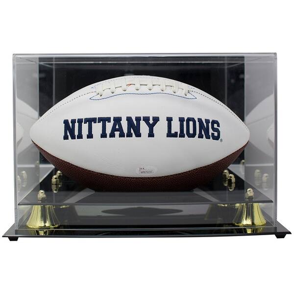 Shop Saquon Barkley Signed Penn State Nittany Lions Logo Football Jsa W Acrylic Case Overstock 25978753
