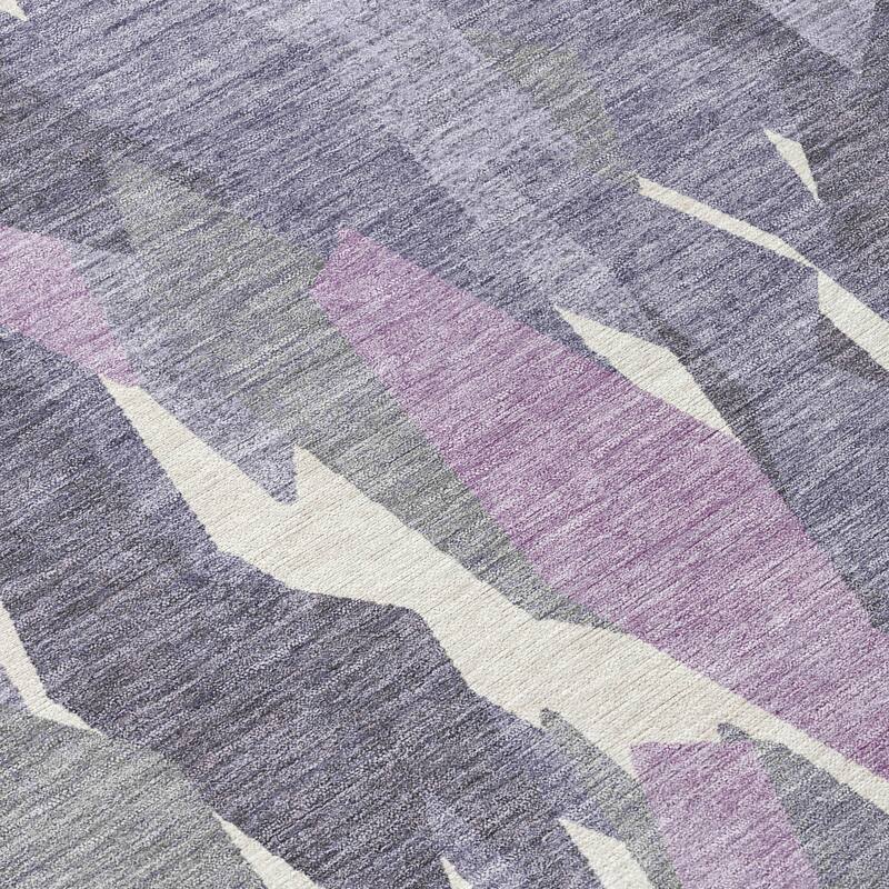 Machine Washable Indoor/ Outdoor Contemporary Dylan Chantille Rug