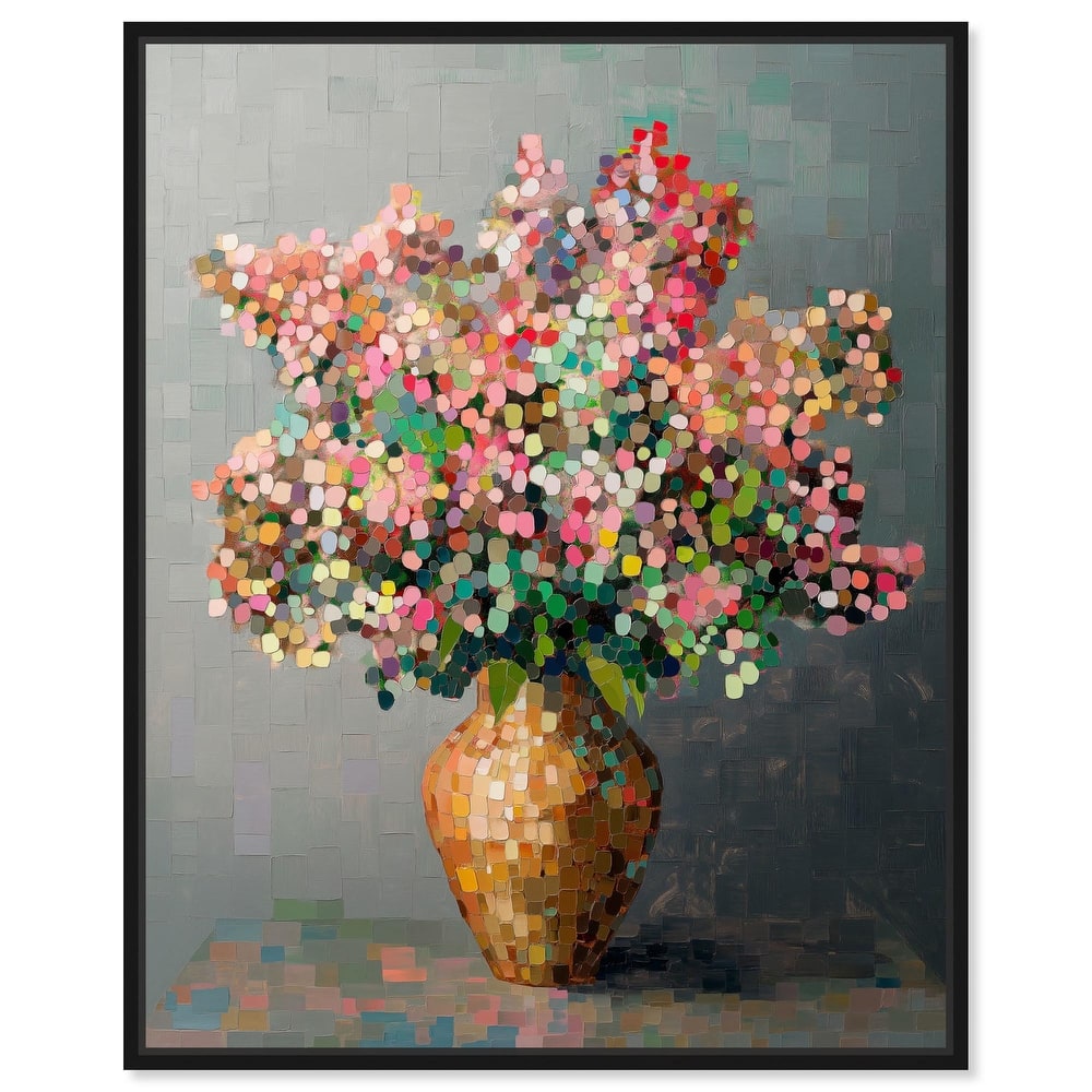 Pixel Bloom II Canvas by Art Remedy