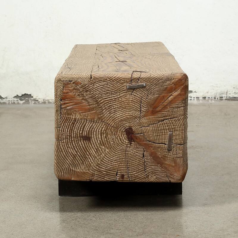 Approx. 48" Long 15" Deep and 15" House Beam Block with Metal Stand