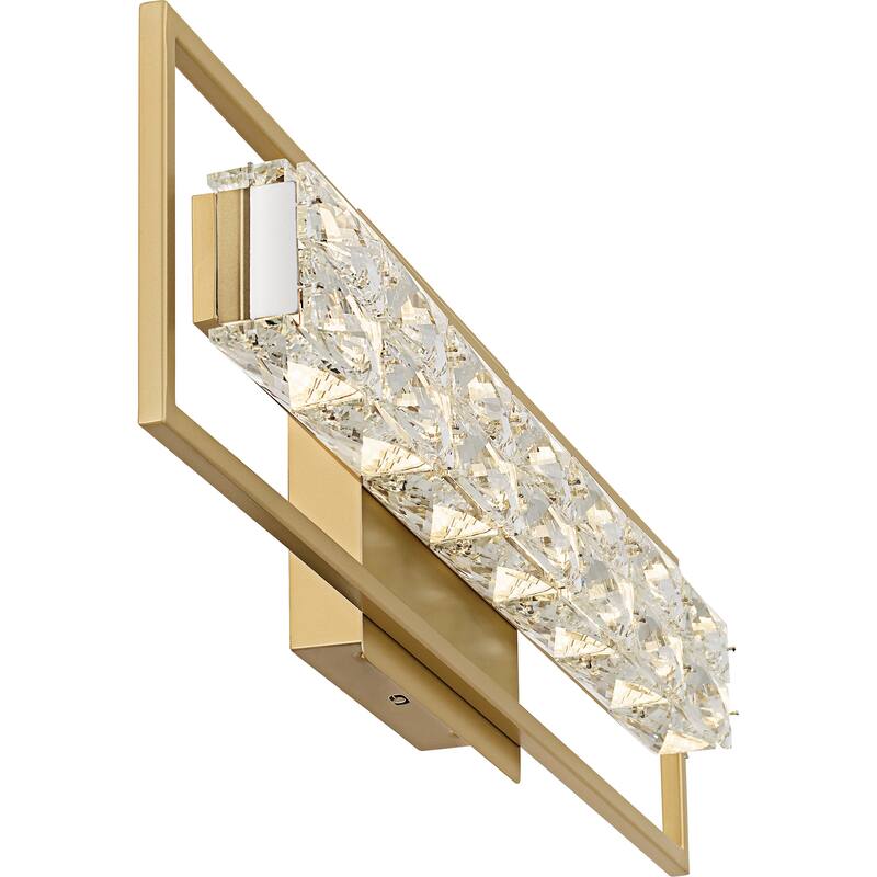 Dazzle Integrated LED Soft Gold Bath Light with CCT Switch