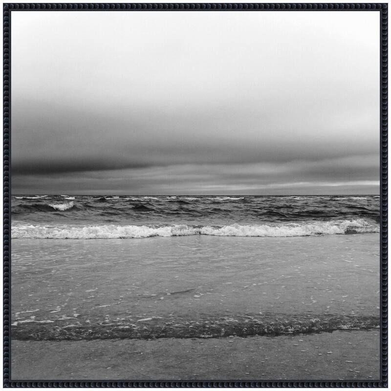 Kate and Laurel Sylvie Life Is A Beach Framed Canvas by Stephanie Klatt