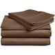 Superior Egyptian Cotton Solid Sheet or Pillow Case Set - California King - Taupe