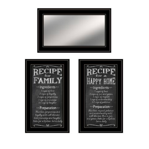 "Family Recipe collection" By Pam Britton, Ready to Hang Framed Print, Black Frame
