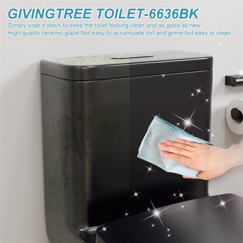 One-piece 1.0/1.28 GPF High Efficiency Dual Flush Elongated Toilet in Gloss White - N/A