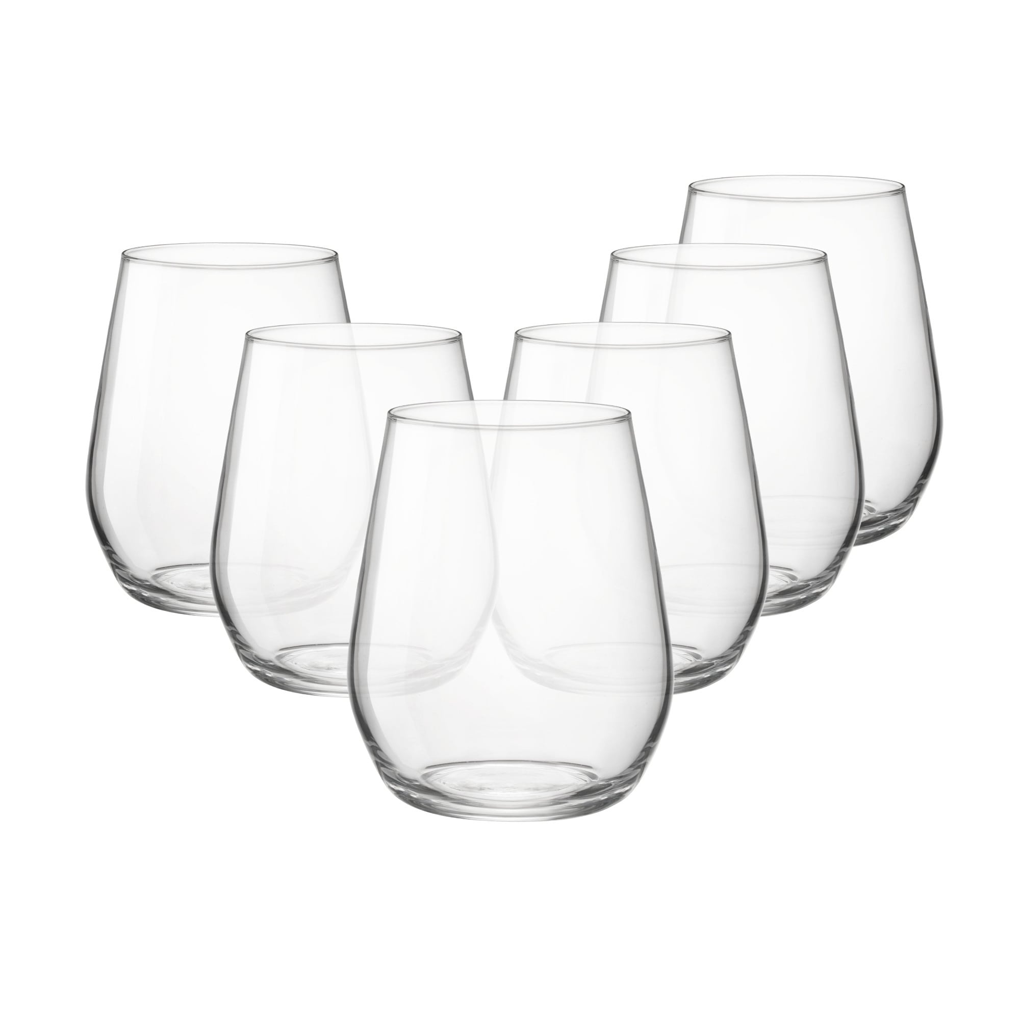 Bormioli Rocco Set of 6 Electra Whisky Glasses - 12.75 oz. each