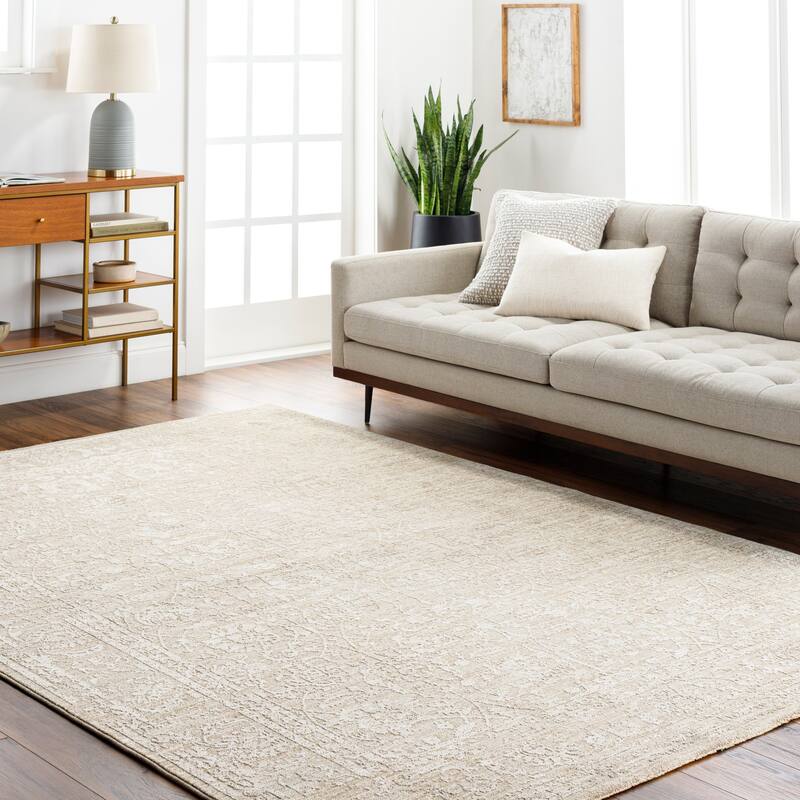 Hagan Moroccan Area Rug - Light Gray - 5' x 7' 5"