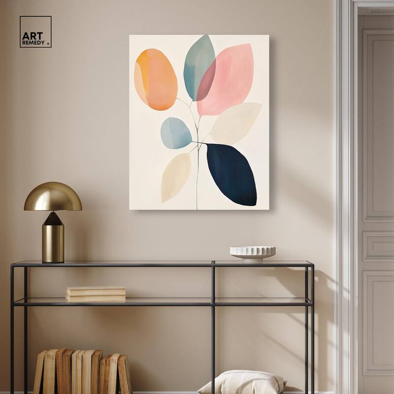 Soft Edge Foliage Canvas by Art Remedy, Gallery Wrapped