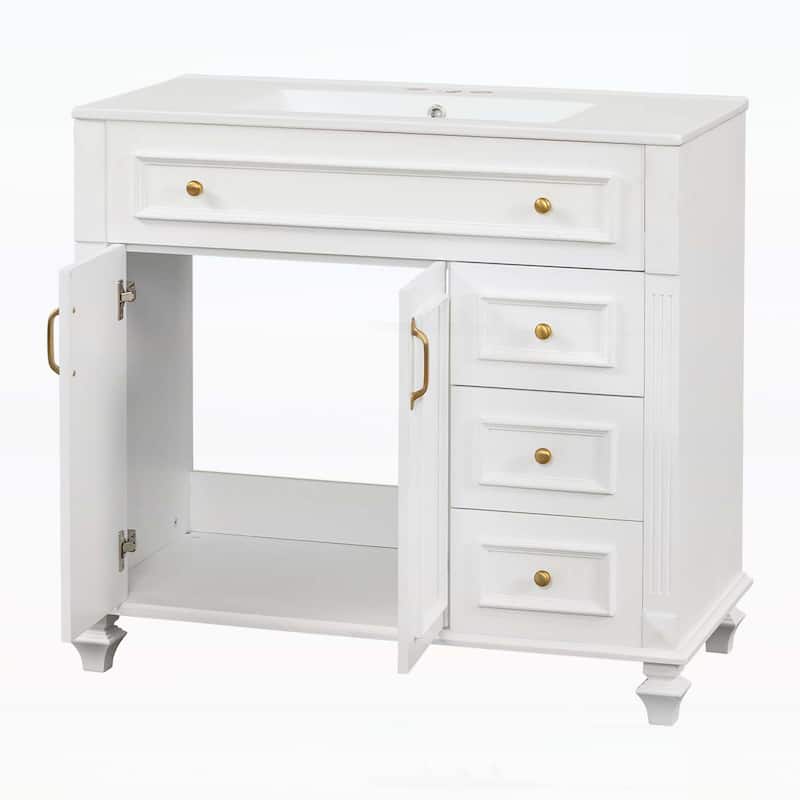 36" Bathroom Vanity with Sink