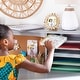 preview thumbnail 23 of 30, Guidecraft Kids' Media Desk and Chair Set