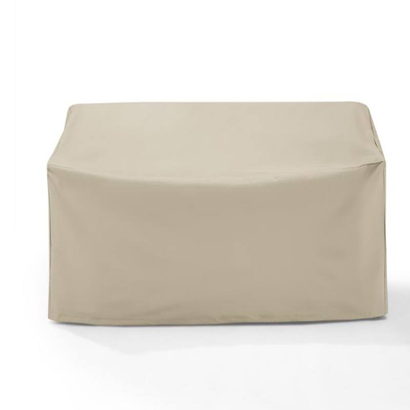 Direct Wicker 90.5" Large Square Patio Seat and Dining Table Set Cover